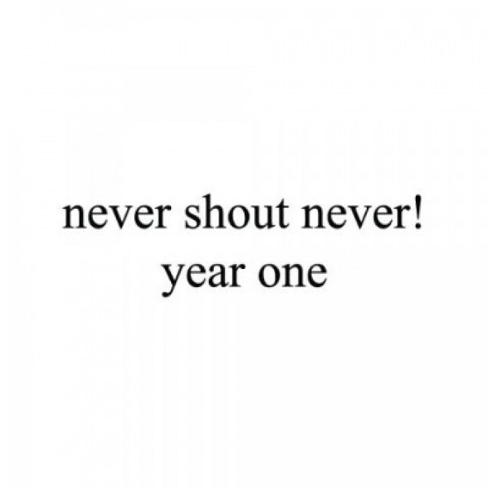 Never Shout Never. cover