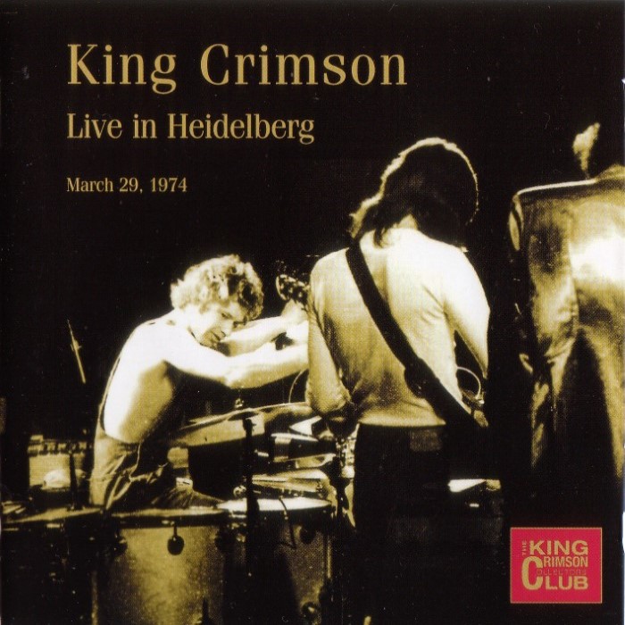 Live in Heidelberg - March 29, 1974 cover