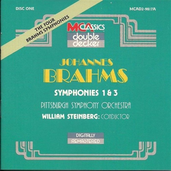 The Four Brahms Symphonies cover