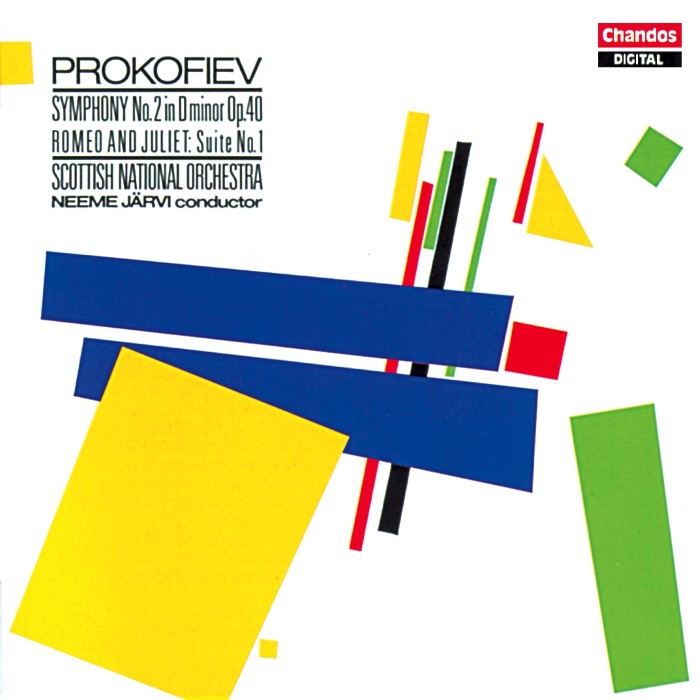 Symphony no. 2 in D minor, op. 40 / Romeo and Juliet: Suite no. 1 cover