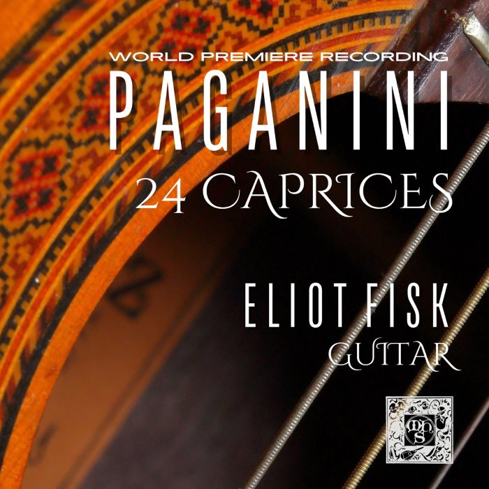 24 Caprices, Arranged for Guitar (Eliot Fisk) cover