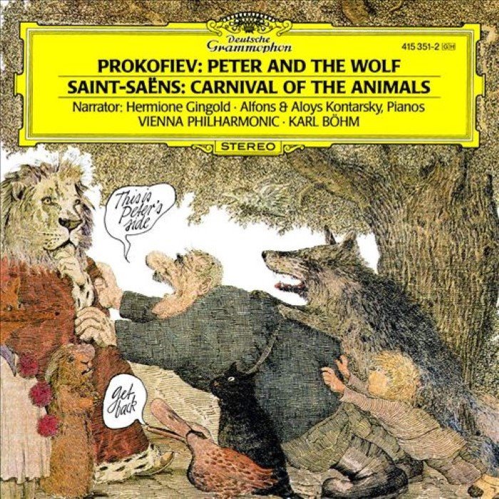 Prokofiev: Peter and the Wolf and Saint-Saëns: Carnival of the Animals cover