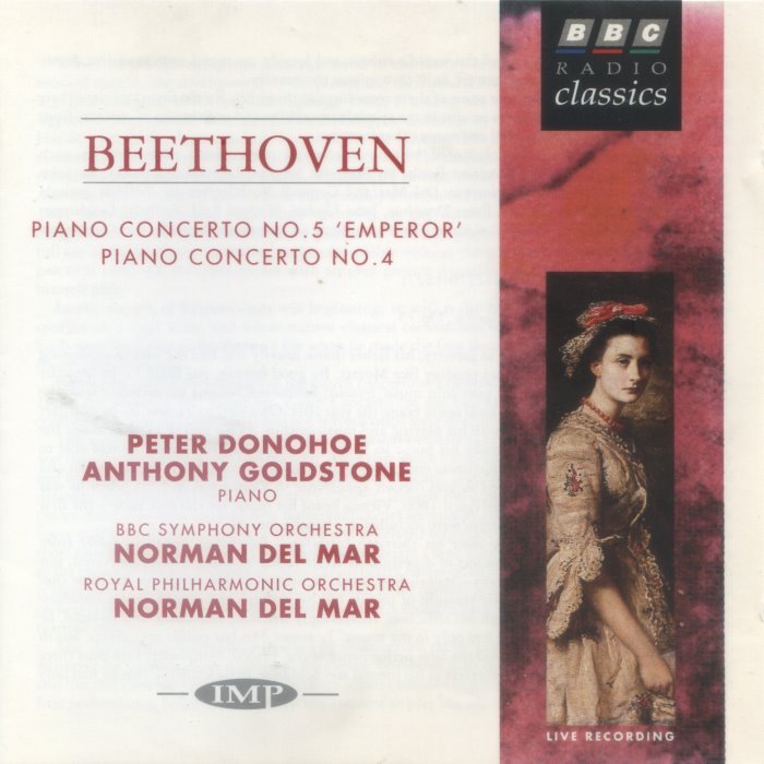Piano Concerto no. 5 ‘Emperor' / Piano Concerto no. 4 cover