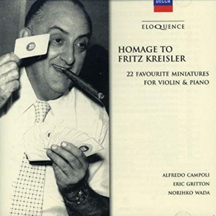 Homage to Fritz Kreisler cover