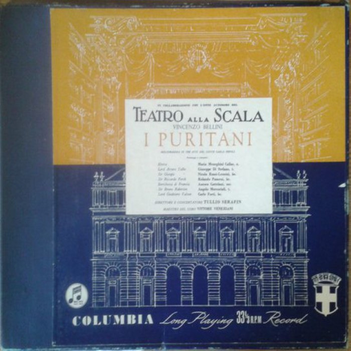 I Puritani (Teatro alla Scala di Milano, feat. conductor: Tullio Serafin, singers: Callas, di Stefano, Panerai, Rossi-Lemeni) cover