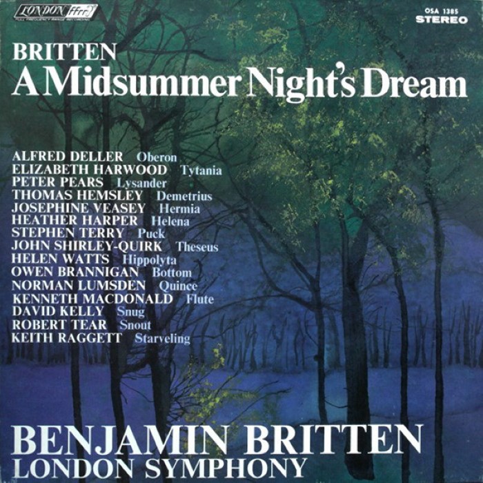A Midsummer Night's Dream (London Symphony Orchestra & Choirs of Downside and Emanuel Schools feat. conductor: Benjamin Britten) cover