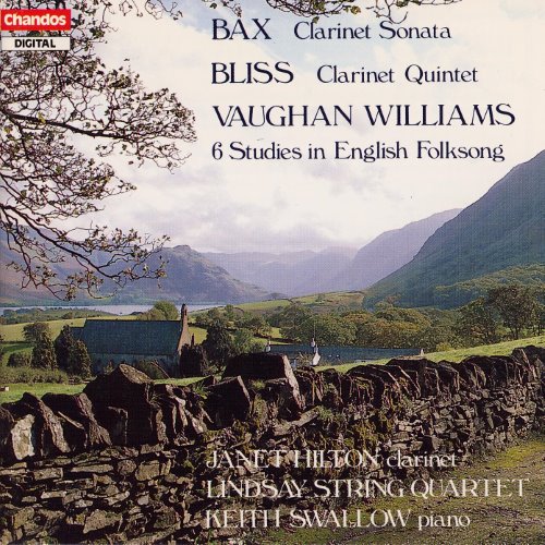Bax: Clarinet Sonata / Bliss: Clarinet Quintet / Vaughan Williams: 6 Studies in English Folksong album thumb