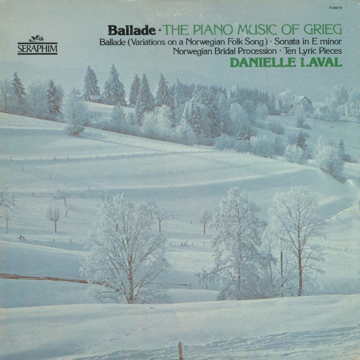Ballade: The Piano Music of Grieg (Danielle Laval) cover