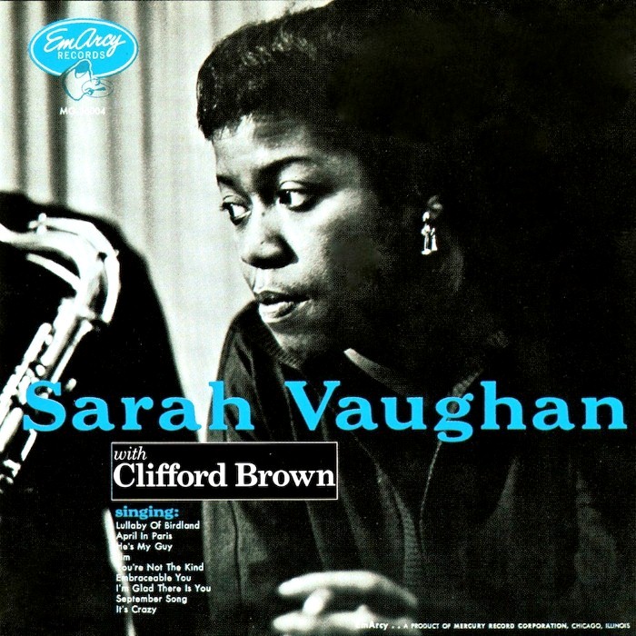 Sarah Vaughan With Clifford Brown cover