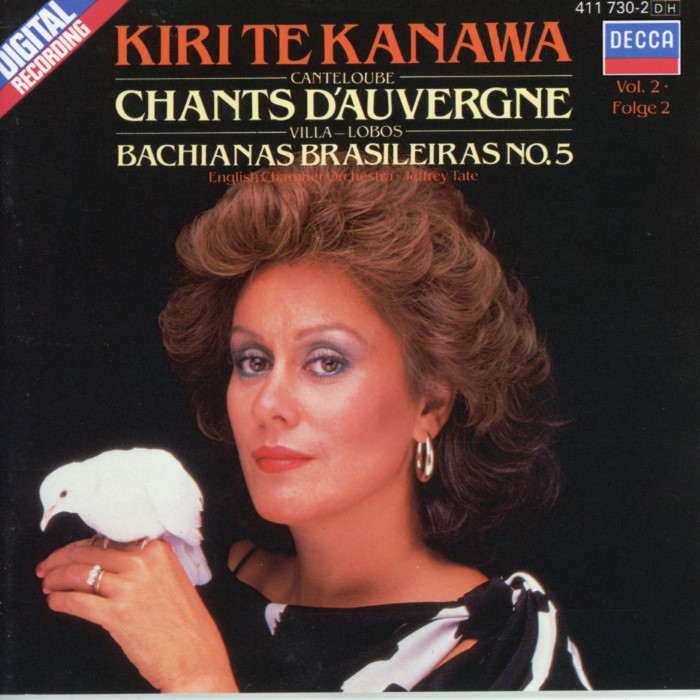 Canteloube: Chants d'Auvergne, Vol. 2 / Villa-Lobos: Bachianas Brasileiras No. 5 cover
