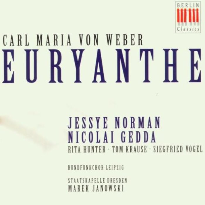 Euryanthe (Rundfunkchor Leipzig, Staatskapelle Dresden, feat. conductor: Marek Janowski, singers: Norman, Gedda, Hunter, Krause, Vogel) cover