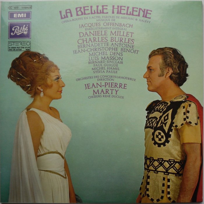 La Belle Hélène (Orchestre des Concerts Lamoureux feat. conductor: Jean-Pierre Marty) cover