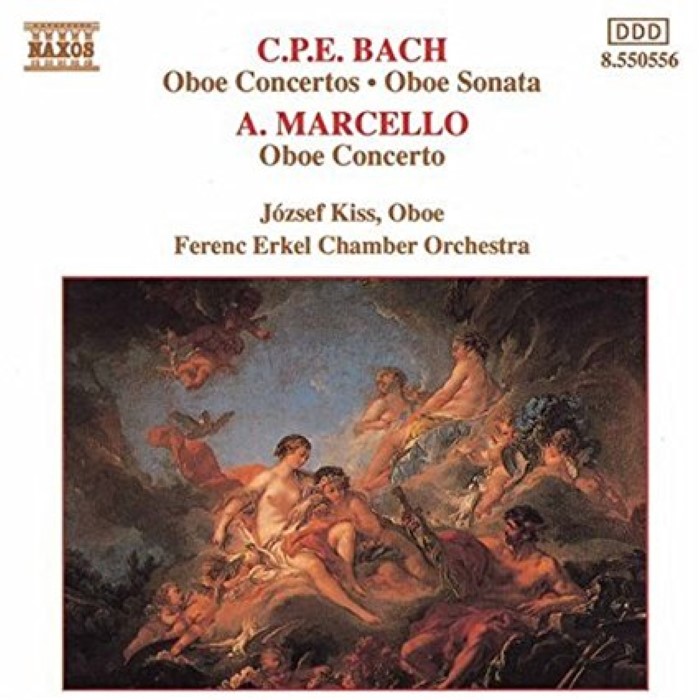 C.P.E. Bach: Oboe Concertos / Oboe Sonata / Marcello: Oboe concerto cover