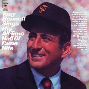 Tony Bennett Sings His All-Time Hall of Fame Hits album thumb