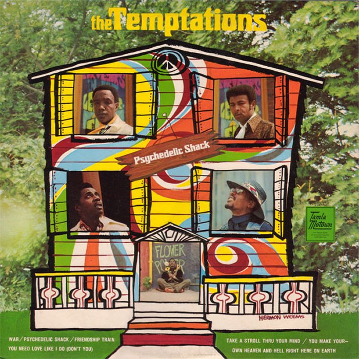 The Temptations - Psychedelic Shack Vinyl Cover