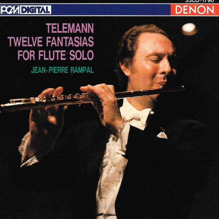 Twelve Fantasias for Flute Solo cover
