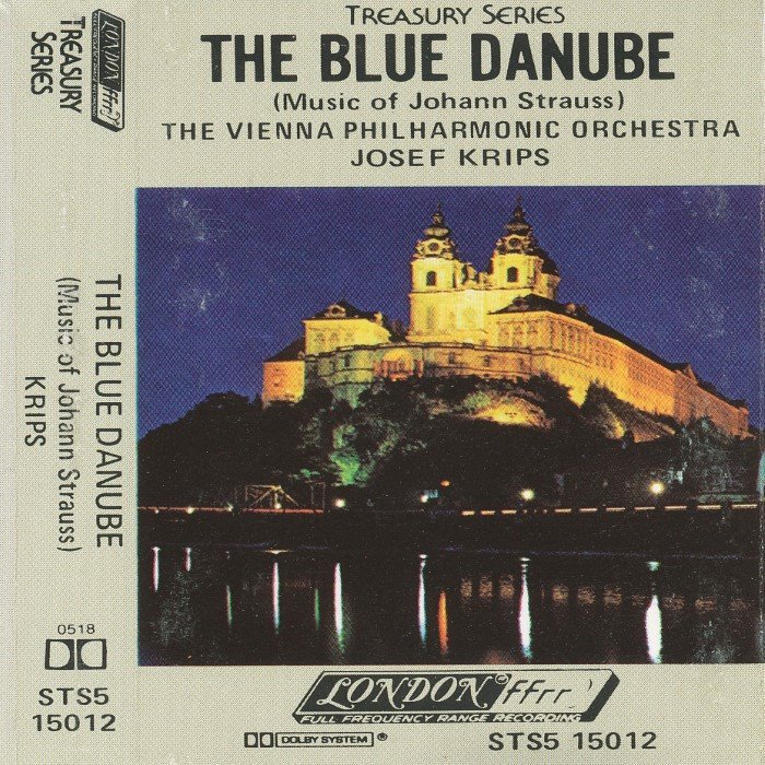 The Blue Danube: Music of Johann Strauss (The Vienna Philharmonic feat. conductor: Josef Krips) cover