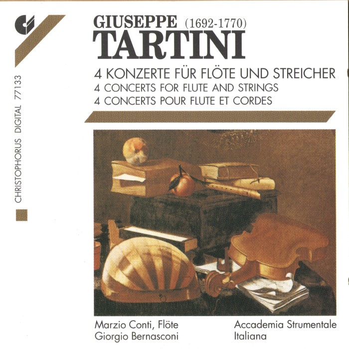 4 Konzerte für Flöte und Streicher cover