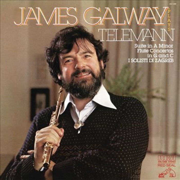 James Galway plays Telemann cover