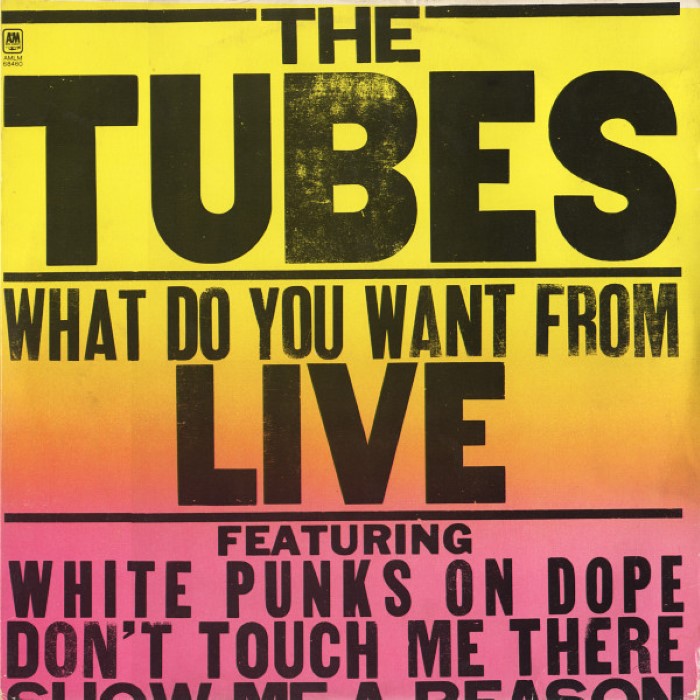 What Do You Want From LIVE cover