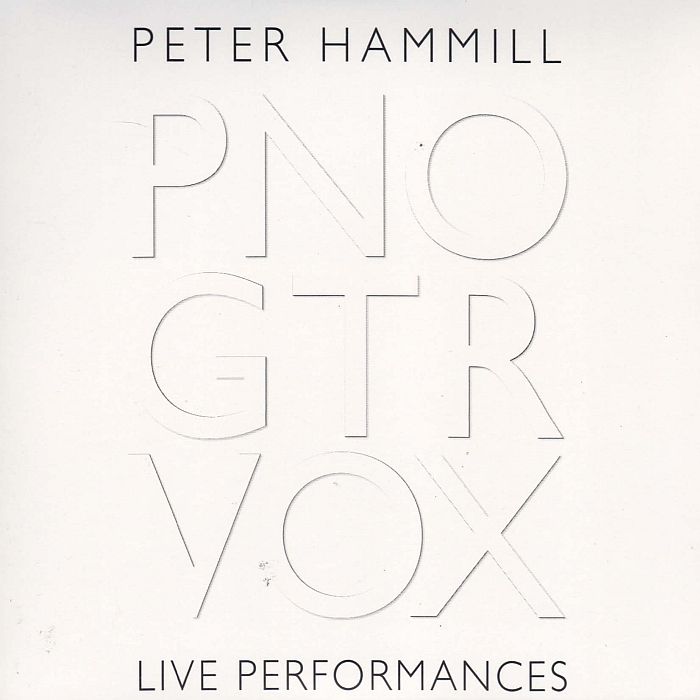 Pno, Gtr, Vox (live Performances by Peter Hammill) cover