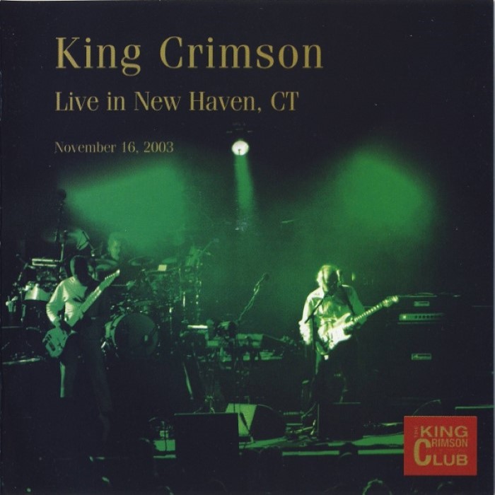 Live in New Haven, CT – November 16, 2003 cover