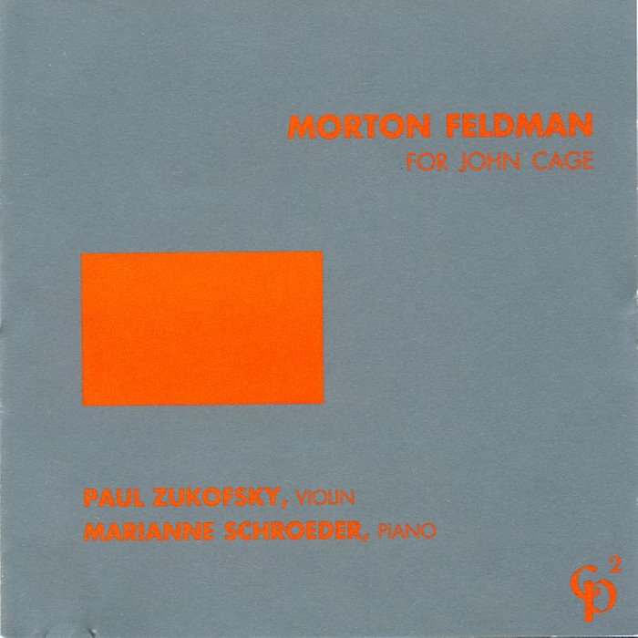 For John Cage cover