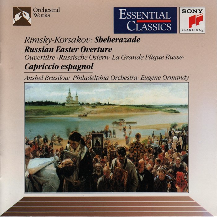 Scheherazade / Russian Easter Overture / Capriccio Espagnol cover