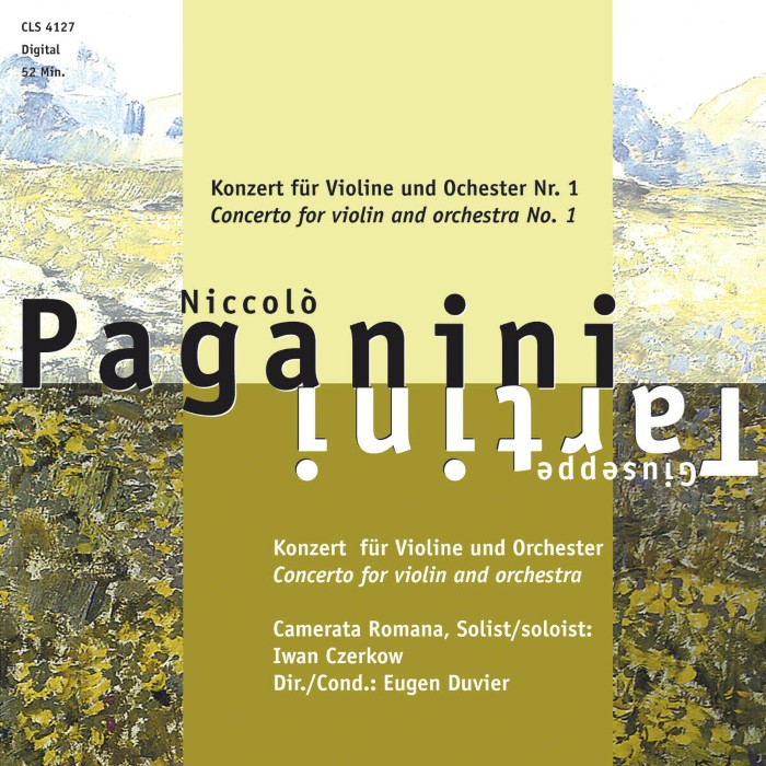 Paganini: Concerto para violino e orquestra No. 1 / Tartini: Concerto para violino e orquestra cover