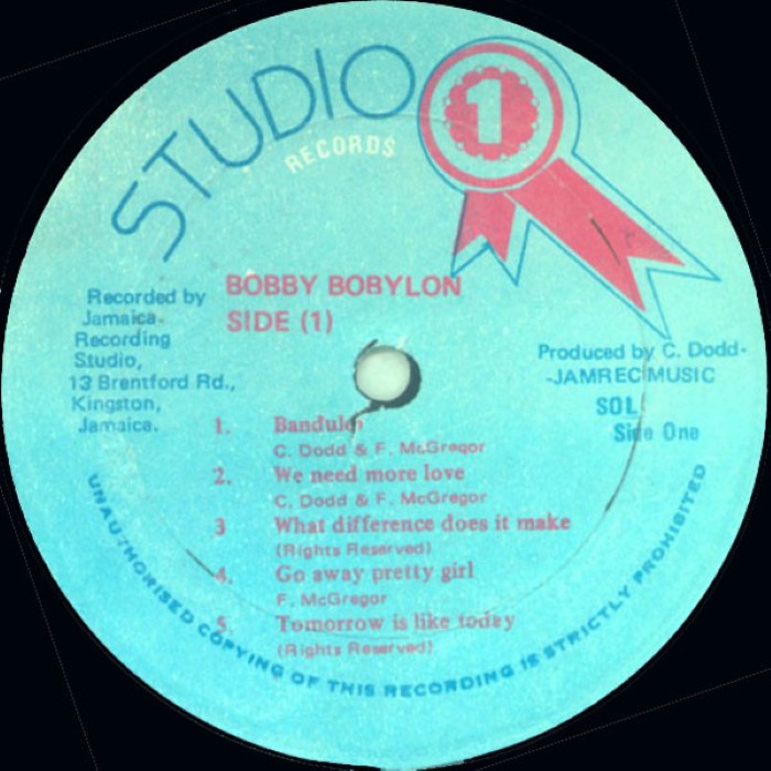 Bobby Bobylon cover