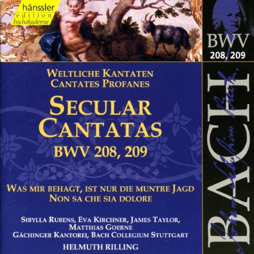 Secular Cantatas BWV 208, 209 album thumb
