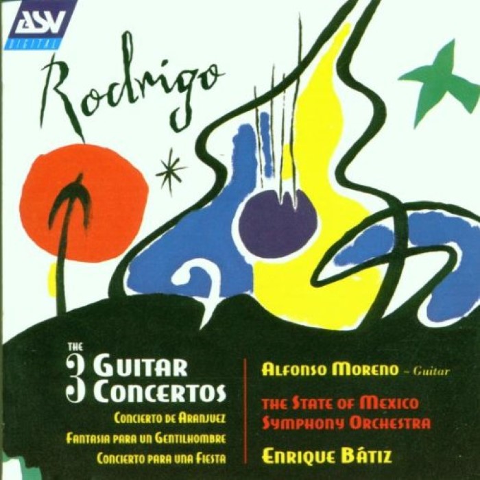 The 3 Guitar Concertos (The State of Mexico Symphony Orchestra feat. conductor: Enrique Batiz, guitar: Alfonso Moreno) cover