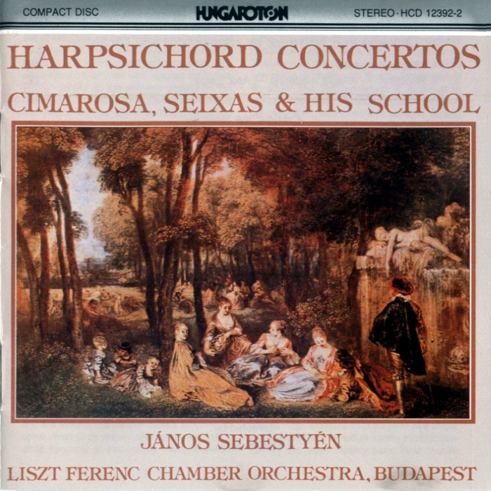 Harpsichord Concertos: Cimarosa, Seixas & his School cover