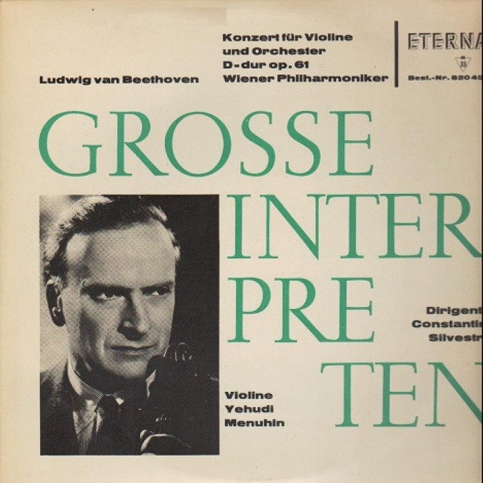 Konzert für Violine und Orchester D-dur op. 61 cover