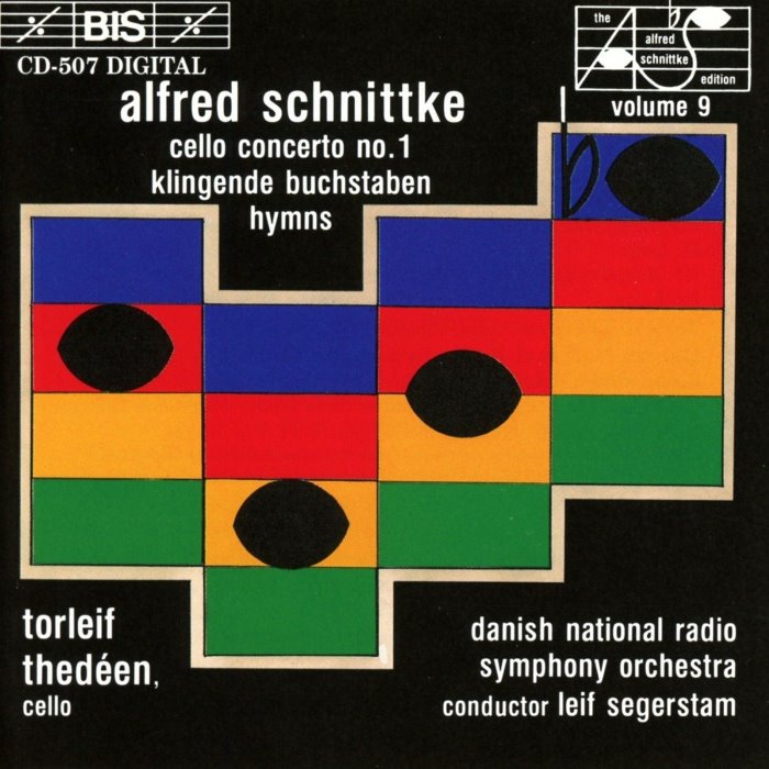 The Alfred Schnittke Edition, Volume 9: Cello Concerto no. 1 / Klingende Buchstaben / Hymns cover