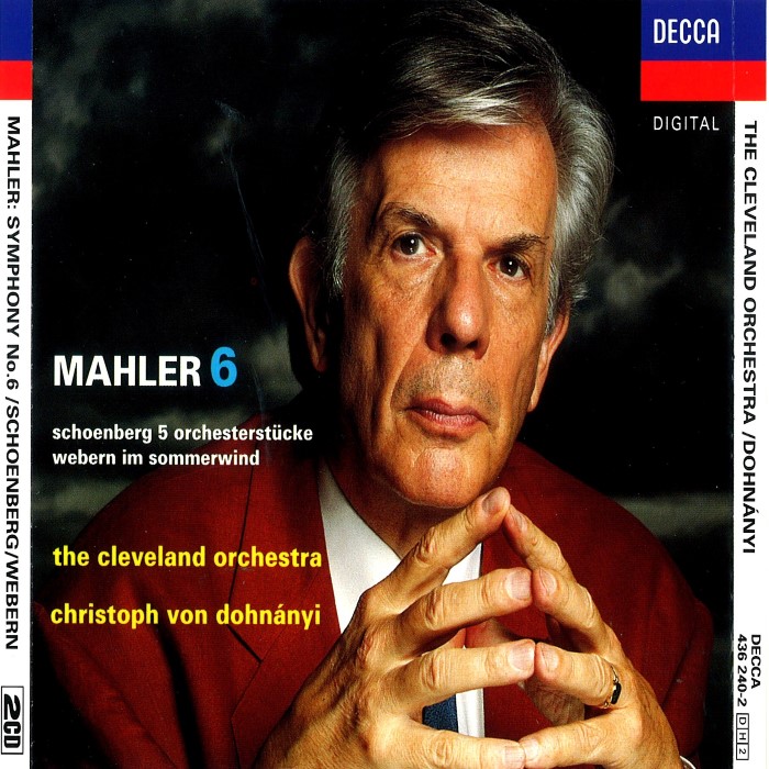Mahler 6 / Schoenberg: 5 Orchesterstücke / Webern: Im sommerwind cover