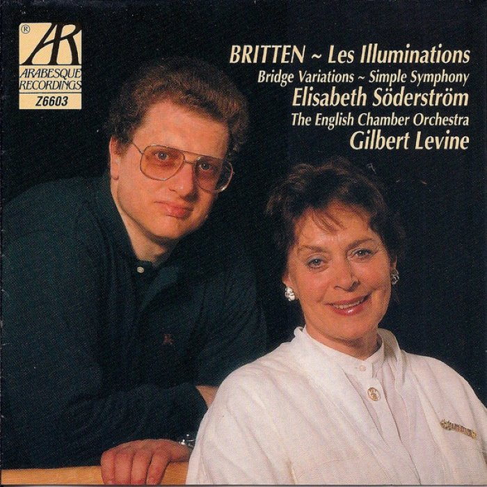 Les Illuminations / Bridge Variations / Simple Symphony (The English Chamber Orchestra feat. conductor: Gilbert Levine, soprano: Elisabeth Söderström) cover