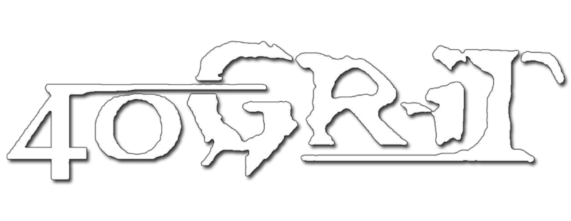 40 Grit — Logo